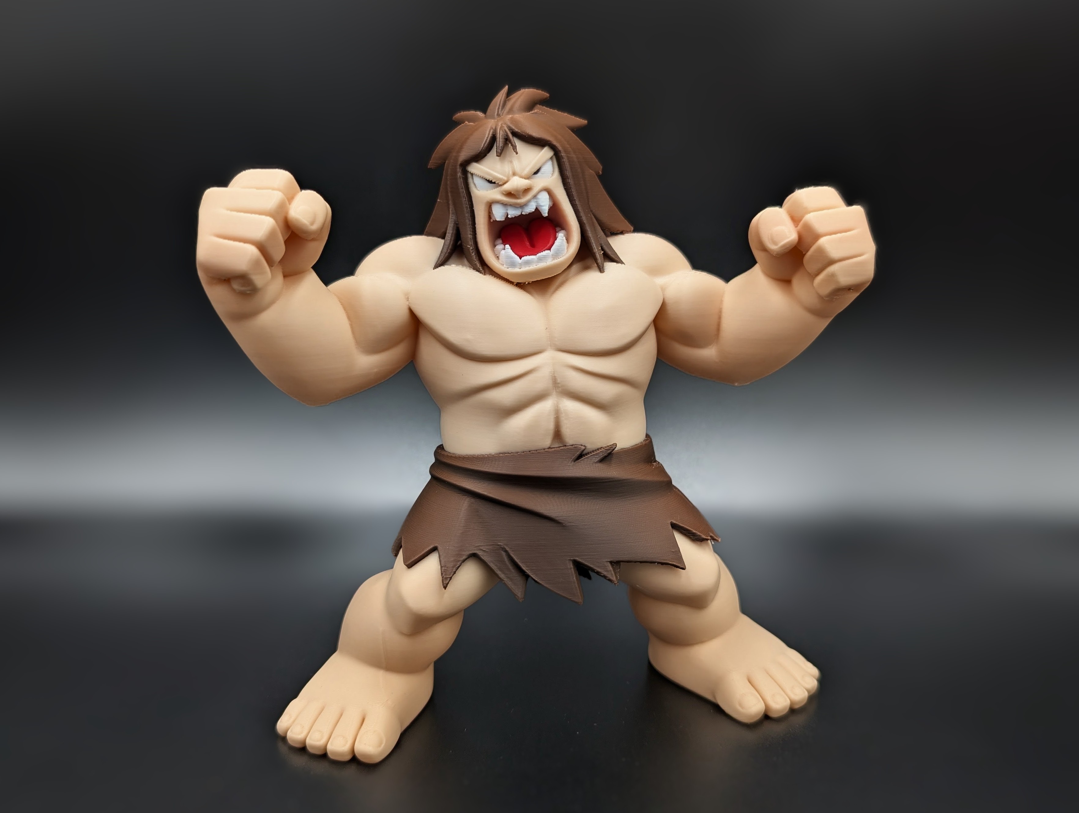 Krag the Caveman - Multicolor Print 3D 3MF Model — view 2