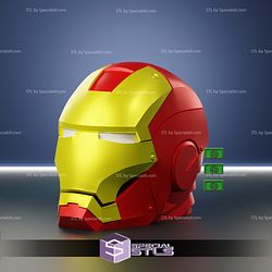 Magic The Gathering Marvel Ironman Head Deck Box STL 3D Model