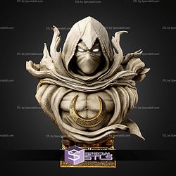 Moon Knight Portrait Bust 271mm 2026 STL Files 3D Model