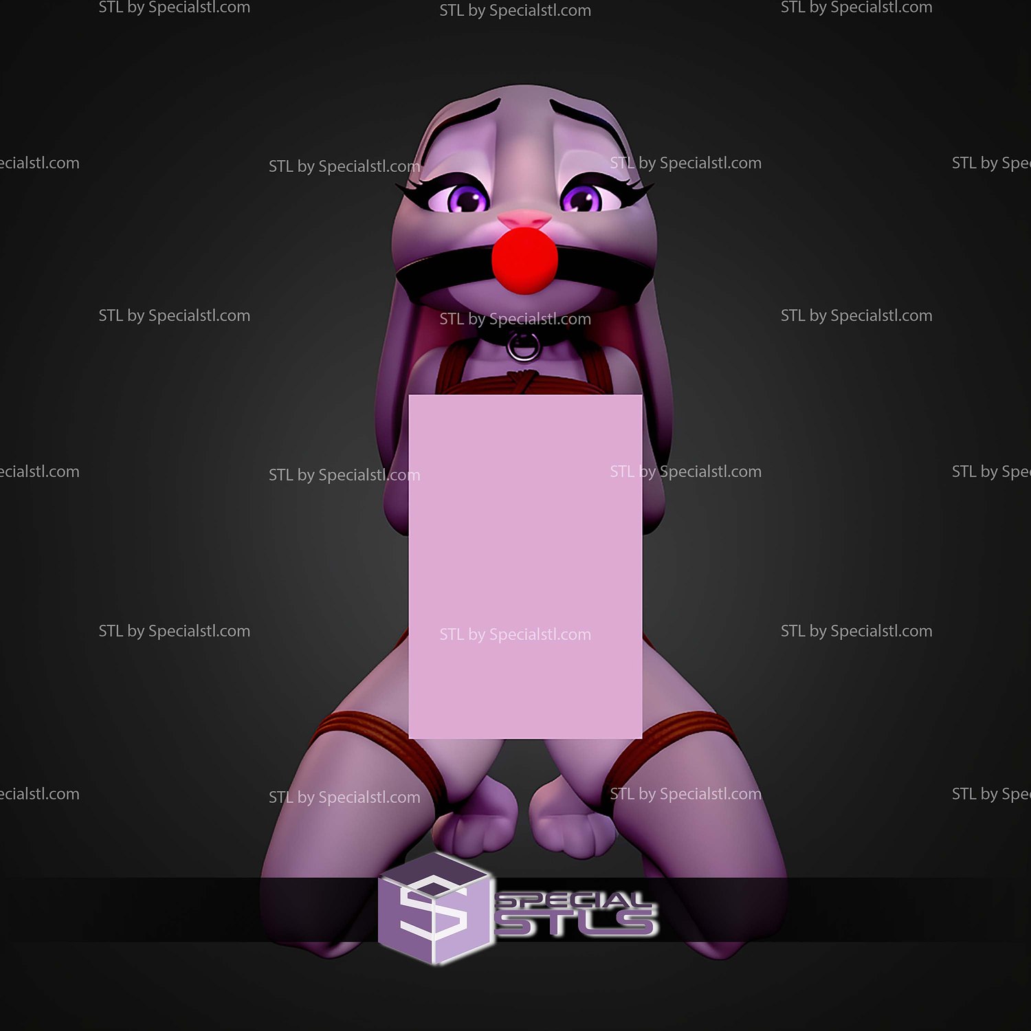 Judy Hopps Bondage STL Files 3D Model — view 2