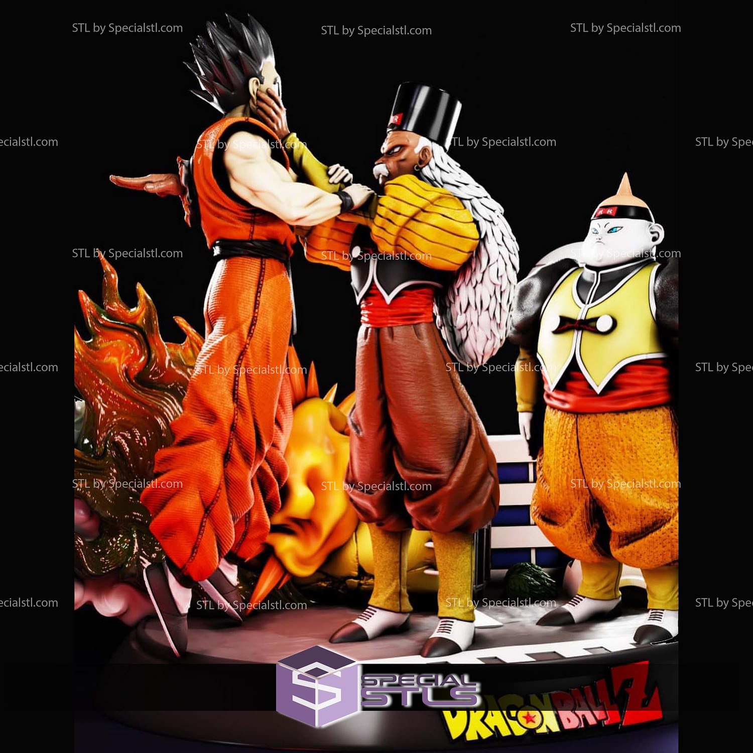 Doctor Gero Killing Yamcha 3D Printer Files STL Model — view 2