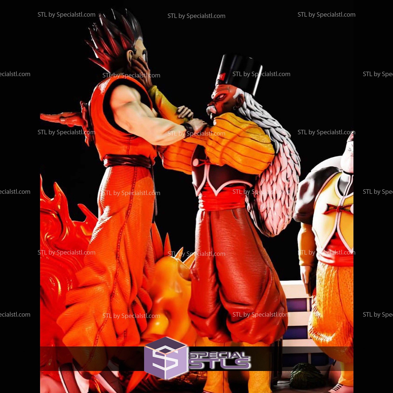 Doctor Gero Killing Yamcha 3D Printer Files STL Model — view 5