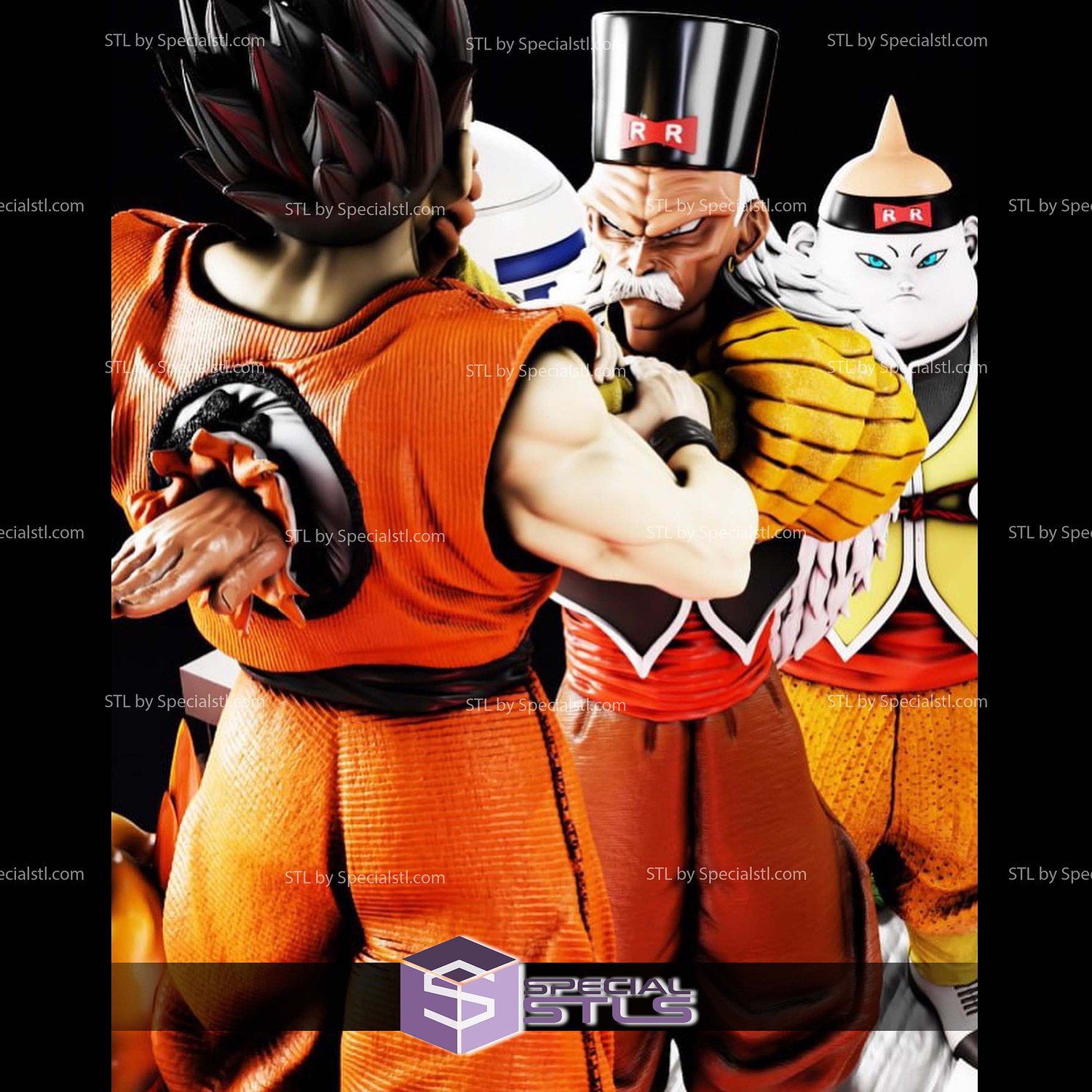 Doctor Gero Killing Yamcha 3D Printer Files STL Model — view 6