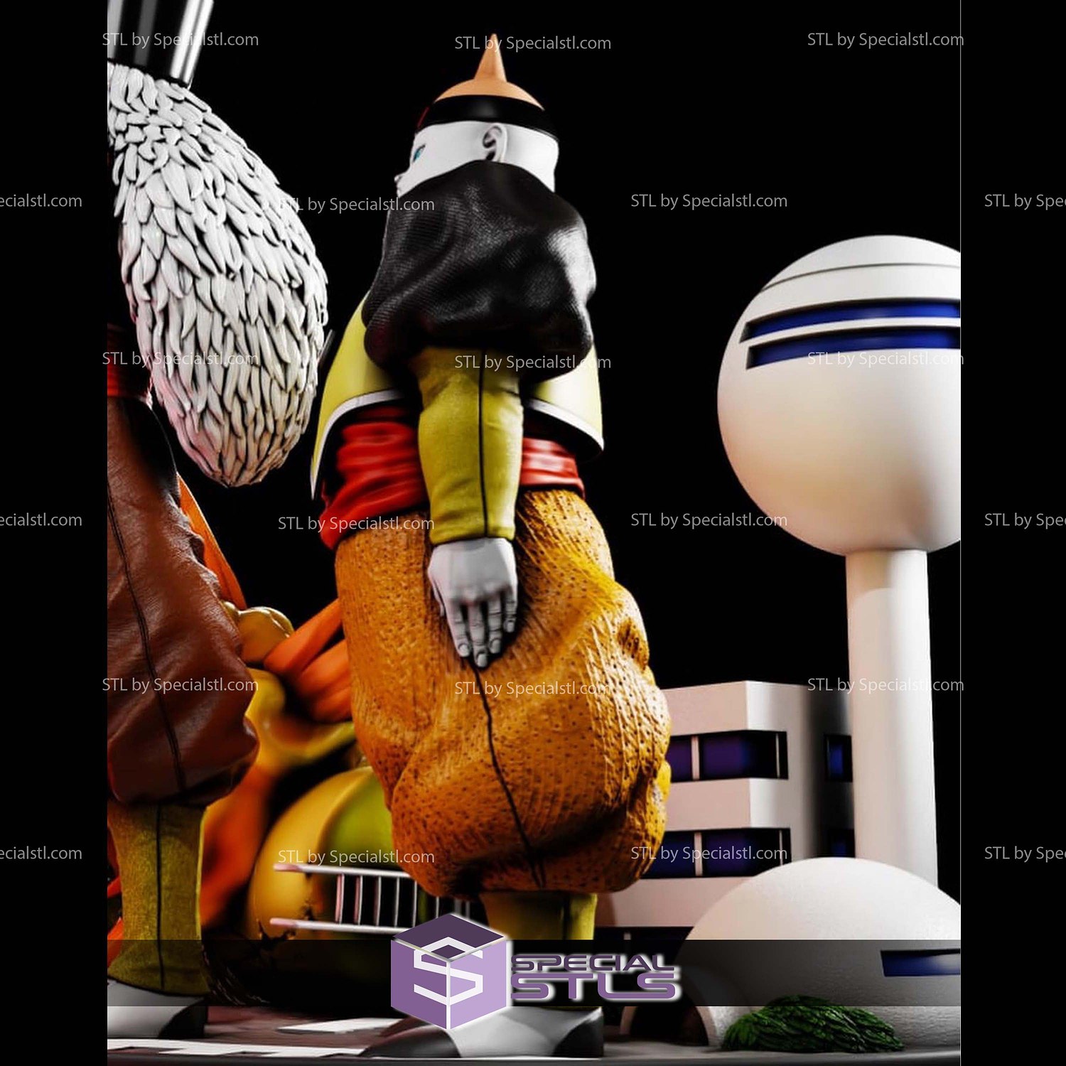 Doctor Gero Killing Yamcha 3D Printer Files STL Model — view 7