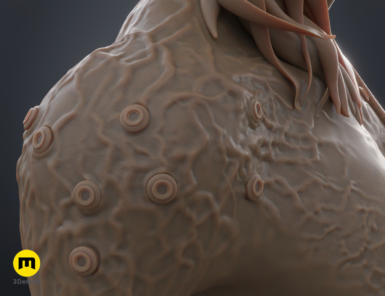 Karlach Bust - Baldur's Gate 3D STL Model