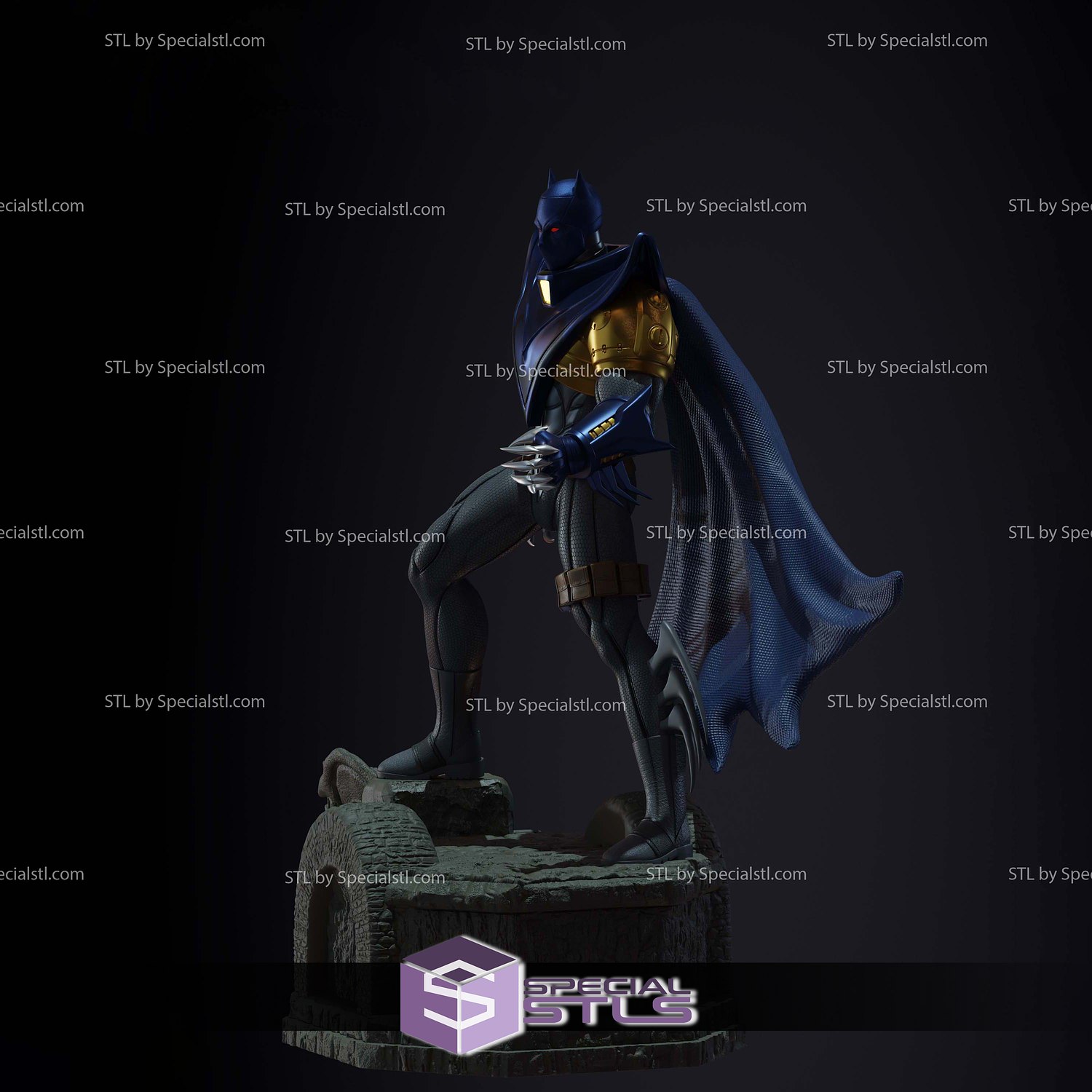 Batman Azrael 3D Printer Files STL Model — view 2