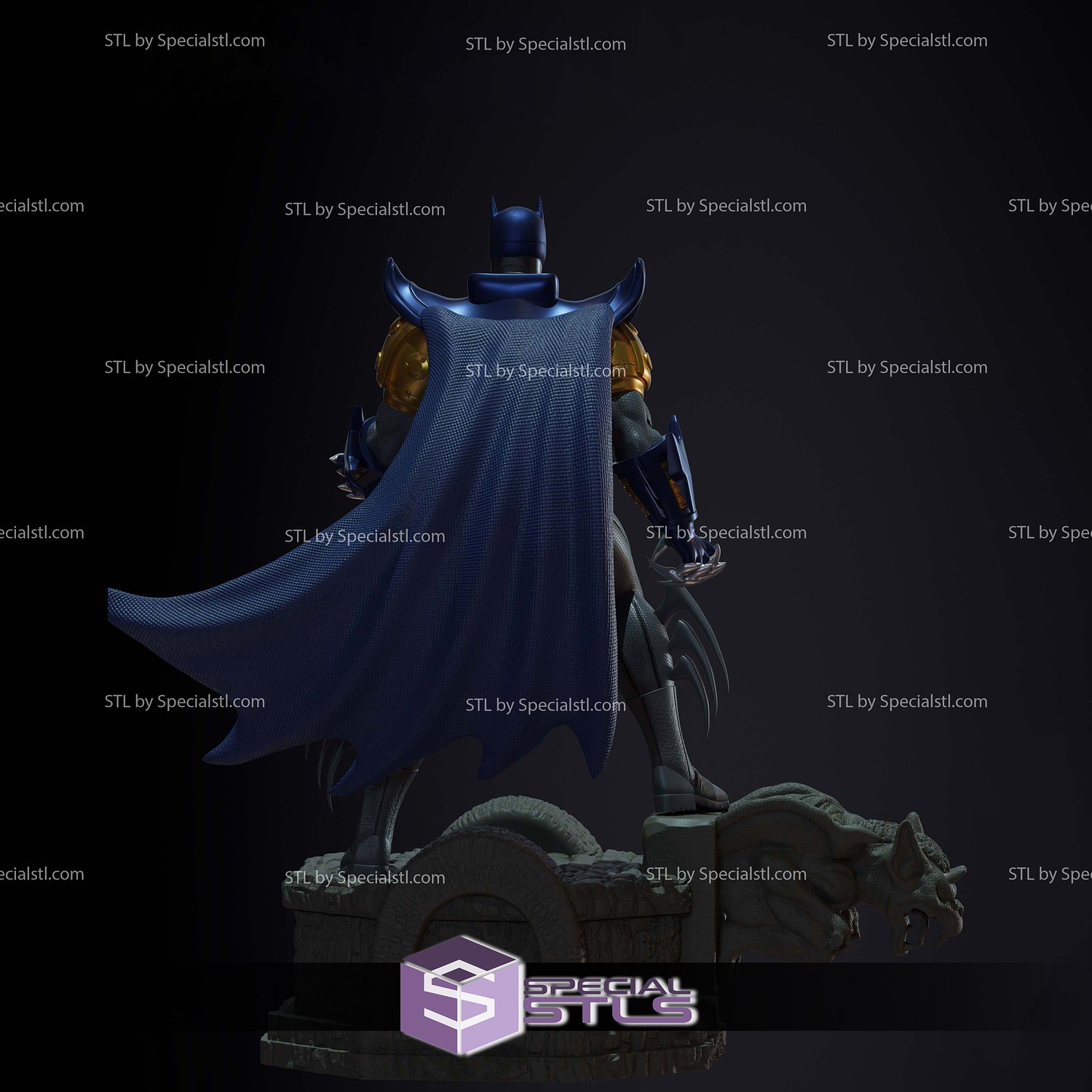 Batman Azrael 3D Printer Files STL Model — view 3