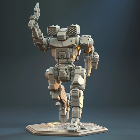 Axman-2N 3D Printing Model | Assembly + Active STL Model