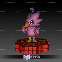 Super Basic STL Piyomon 3D Model
