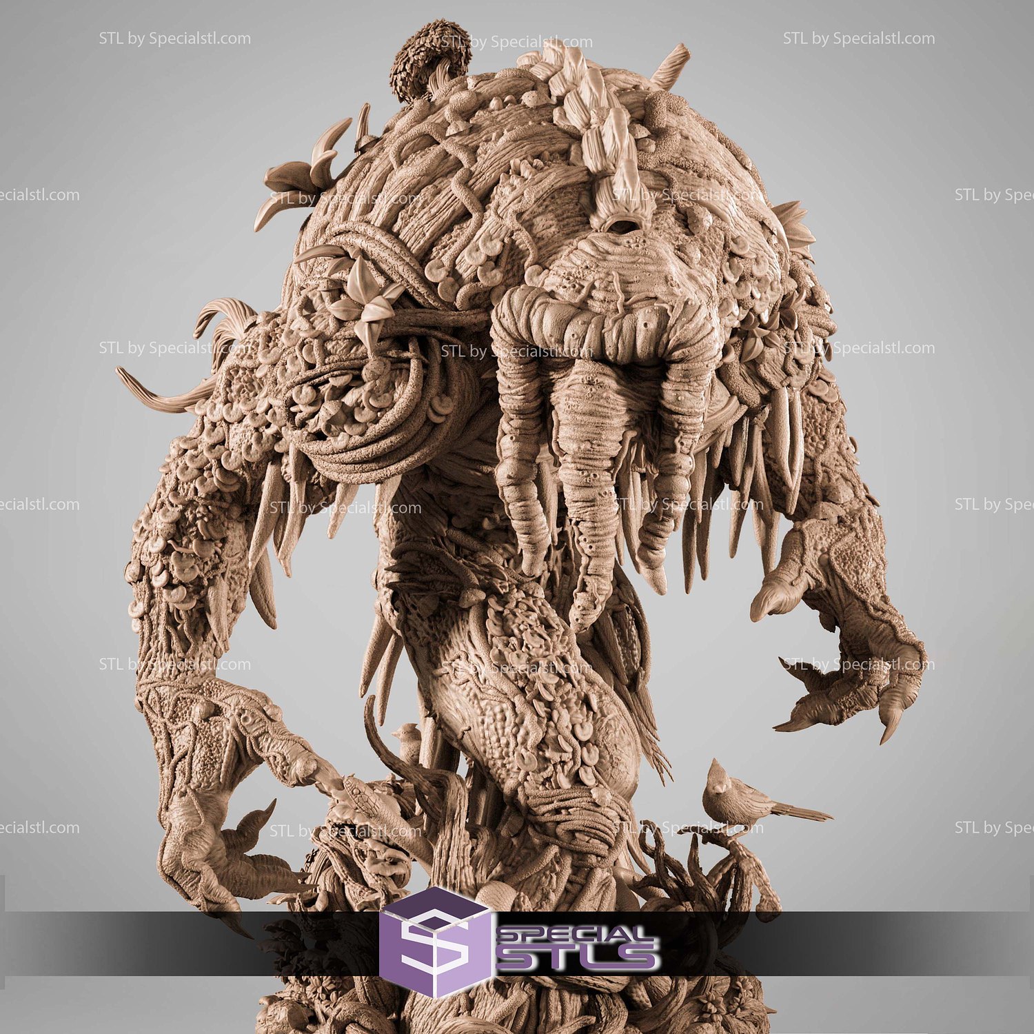 Man Thing 450mm STL Files 3D Model — view 2