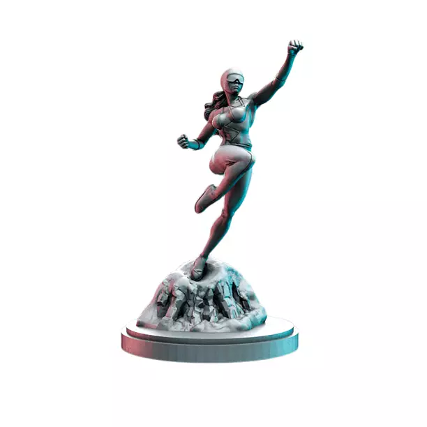 Widowcater X - RPG Tabletop Figure 3D STL Model