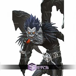Ryuk Bite Death Note STL Files 3D Model