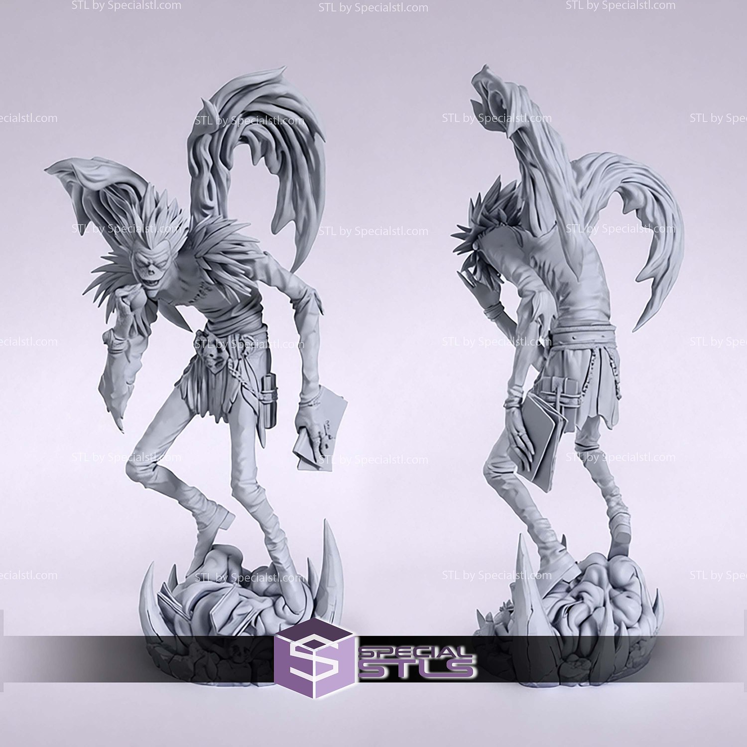 Ryuk Bite Death Note STL Files 3D Model — view 3