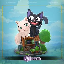 Chibi Jiji Kikis Delivery 3D Printer Files STL Model