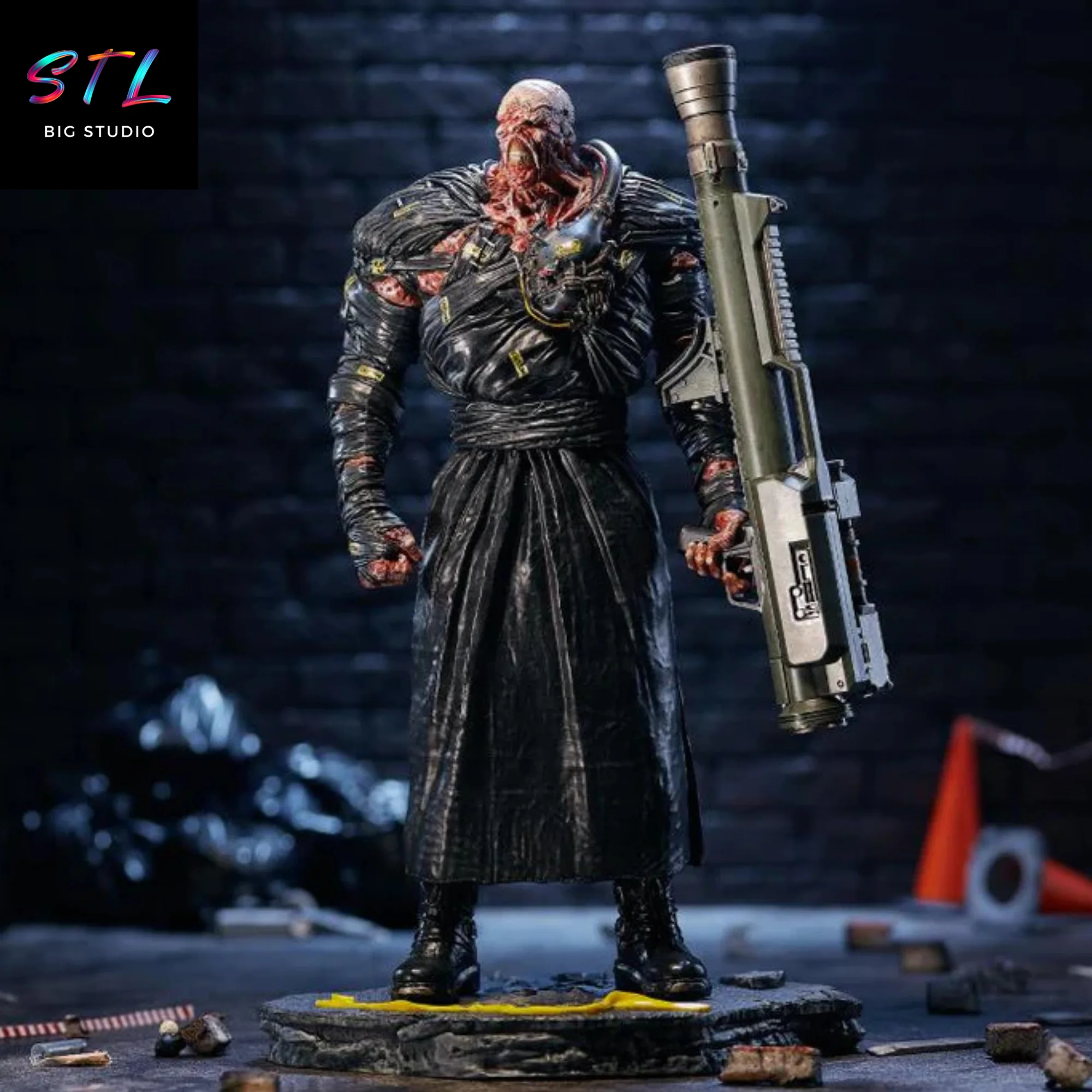Nemesis STL | Resident Evil | 3D Printable Figure Model