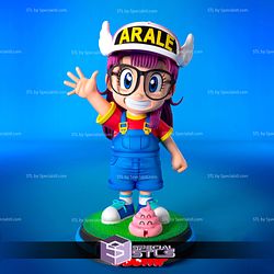 Arale Norimaki Hi 3D Printer Files STL Model