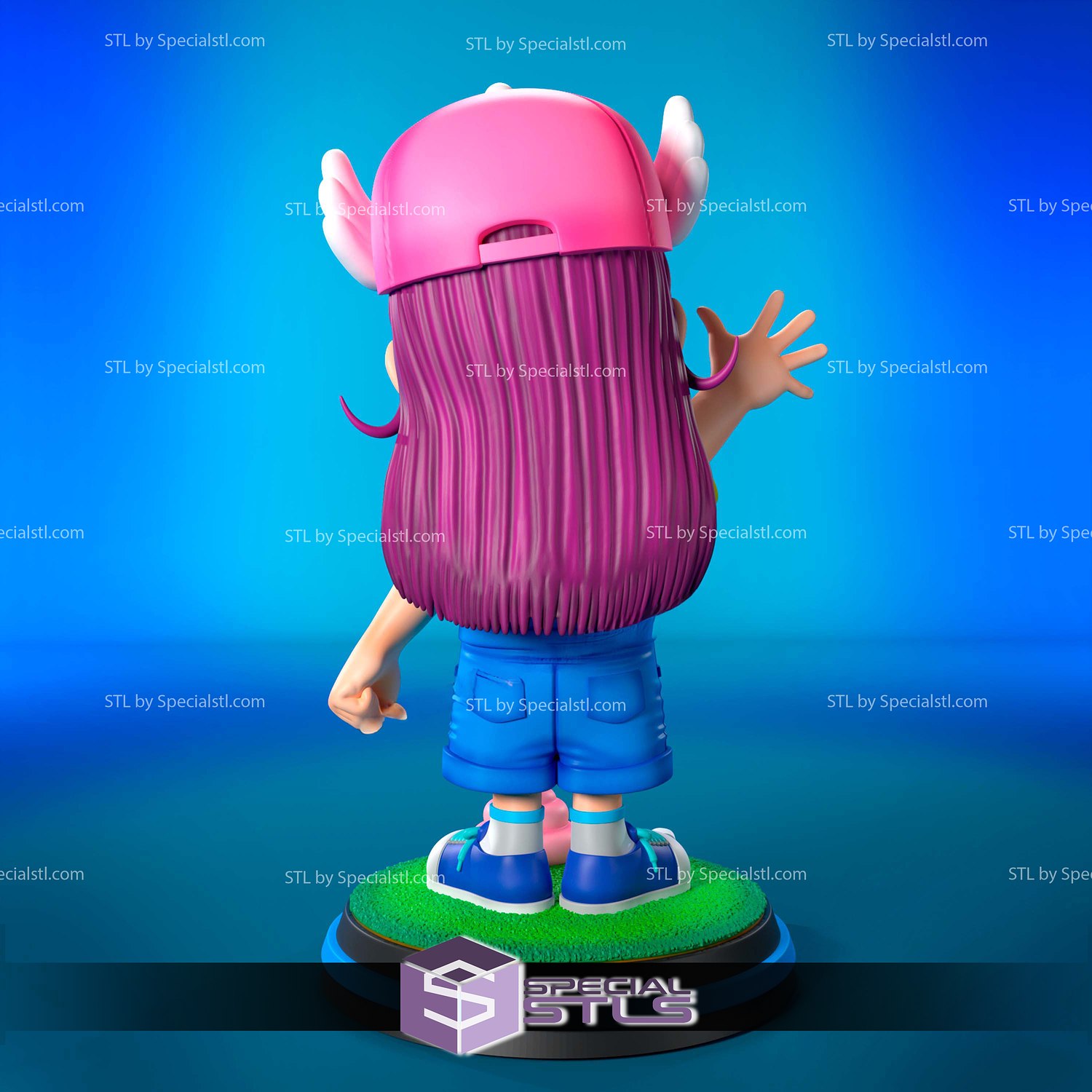 Arale Norimaki Hi 3D Printer Files STL Model — view 3