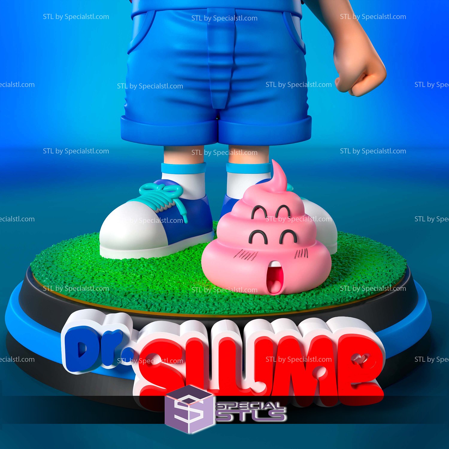 Arale Norimaki Hi 3D Printer Files STL Model — view 4