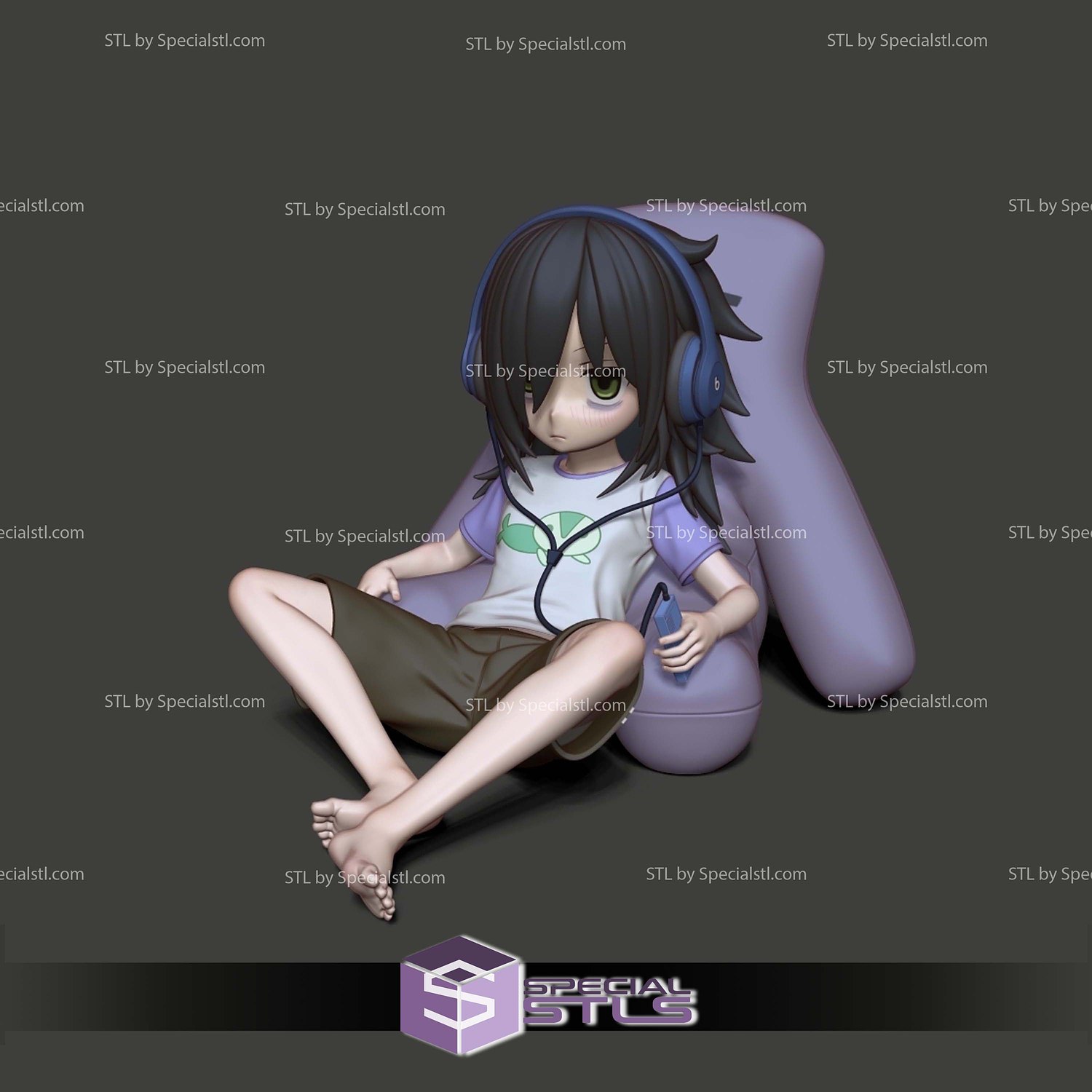 Tomoko Kuroki 3D Printer Files STL Model — view 2