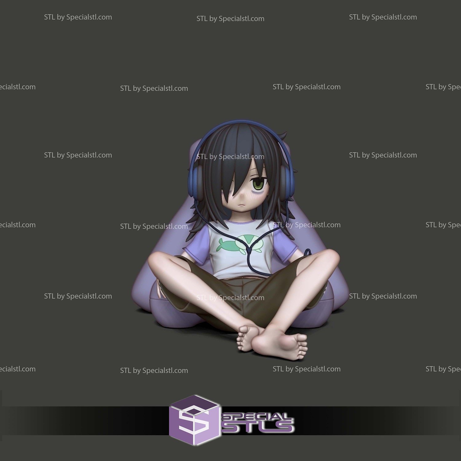 Tomoko Kuroki 3D Printer Files STL Model — view 3