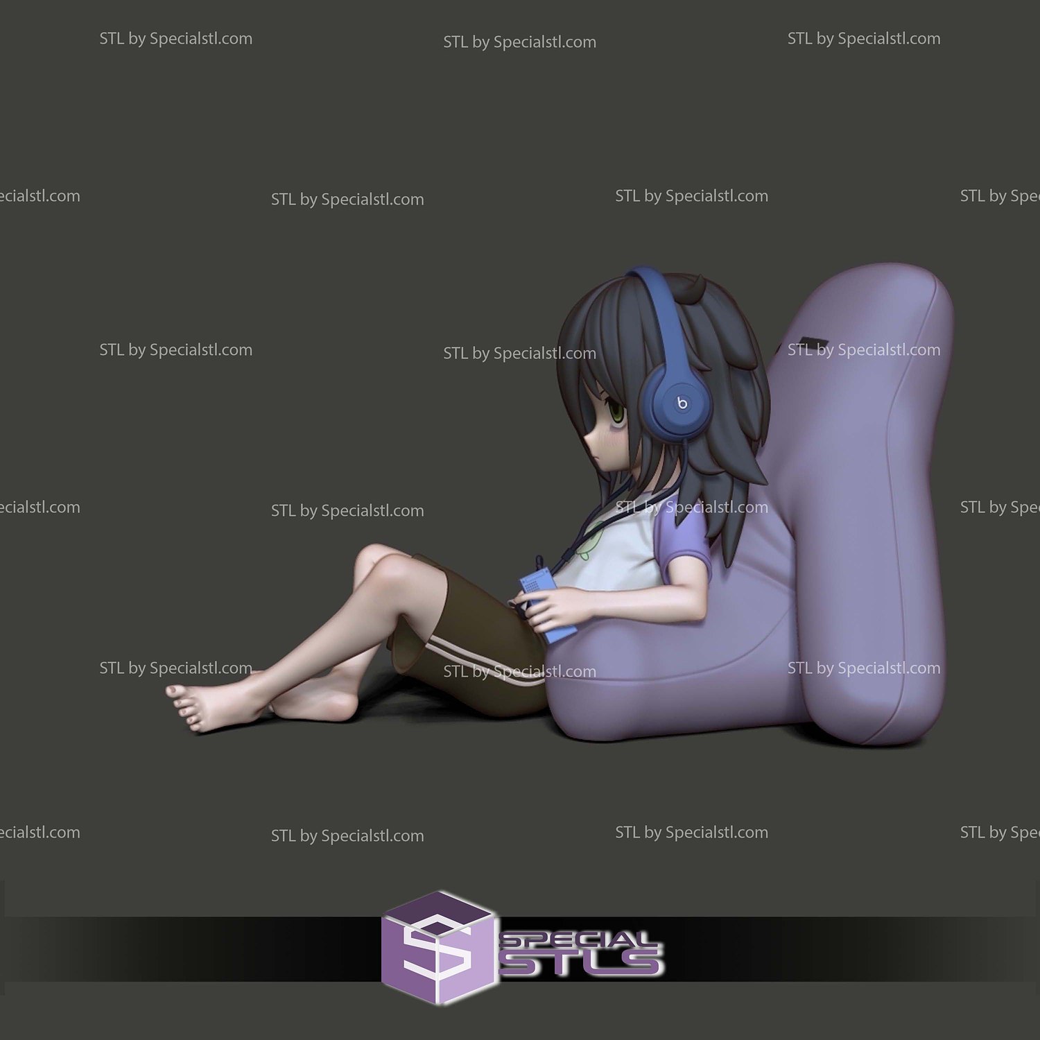 Tomoko Kuroki 3D Printer Files STL Model — view 4