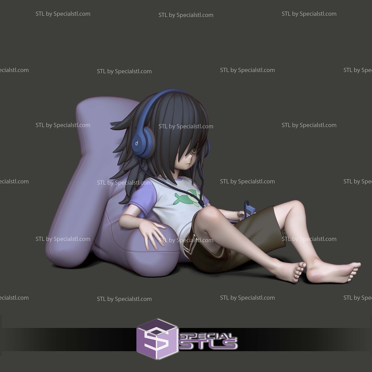 Tomoko Kuroki 3D Printer Files STL Model — view 5