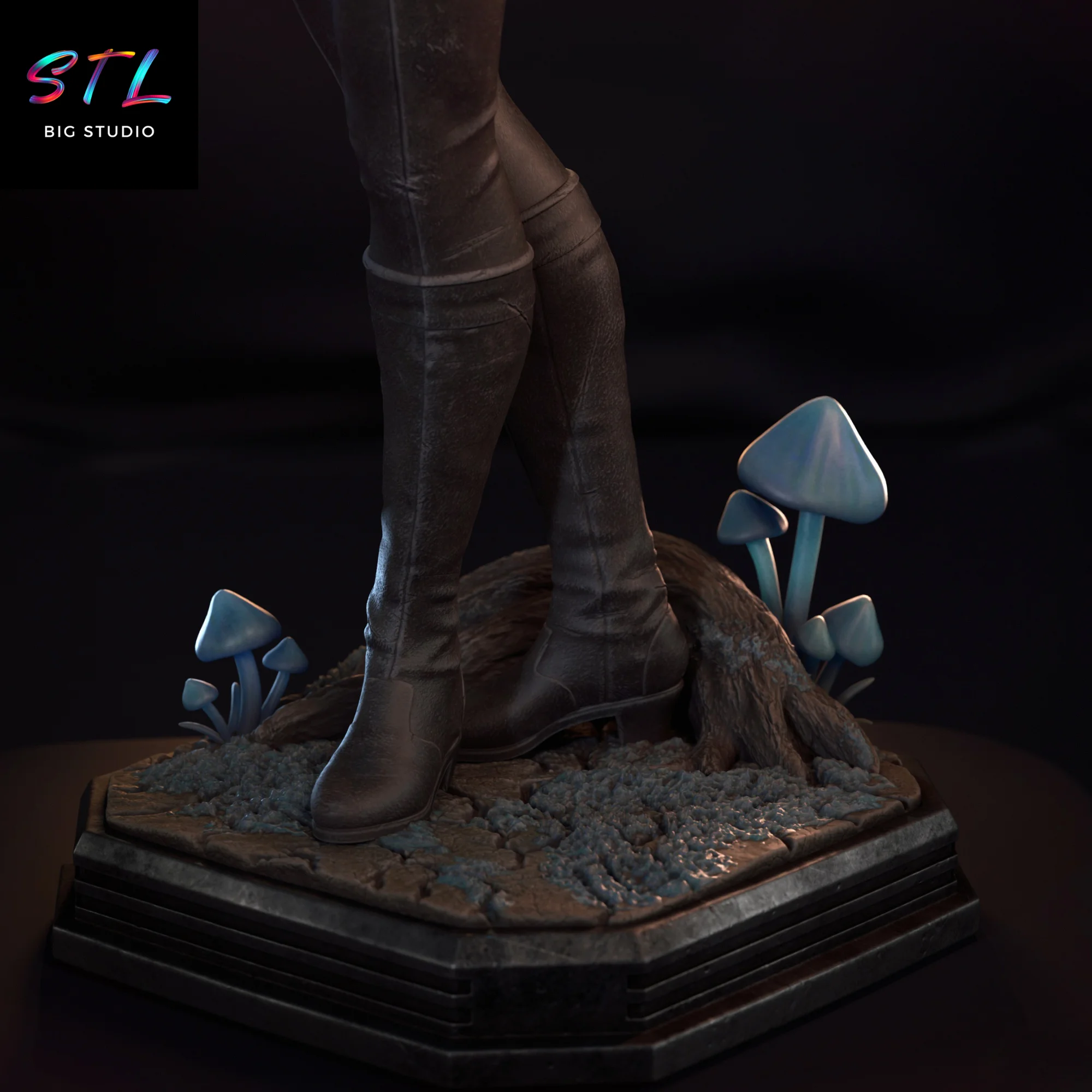 Aayla Secura STL | Star Wars | 3D Printable Figure Model — view 5