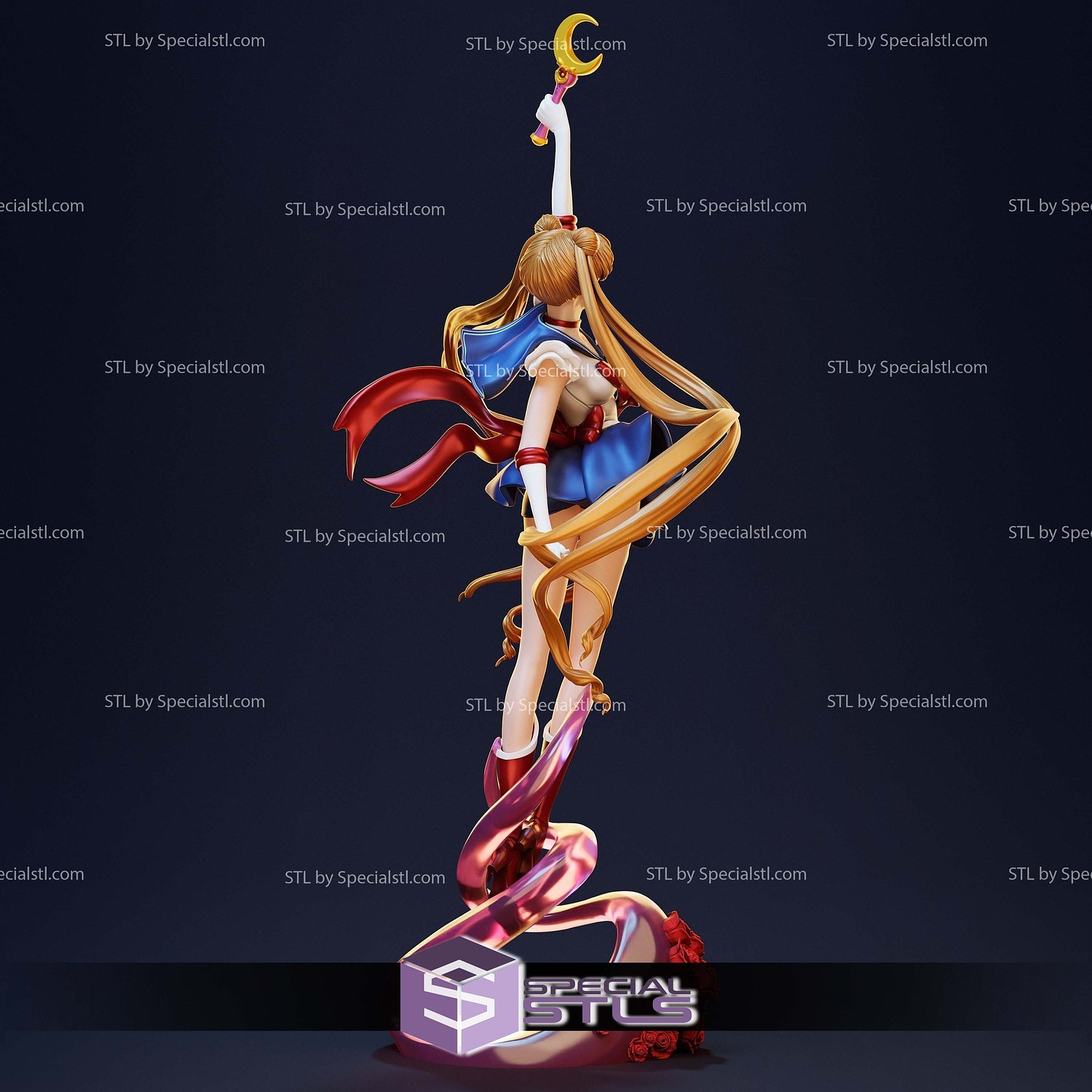 Sailor Moon to the Sky STL Files 3D Model — view 3
