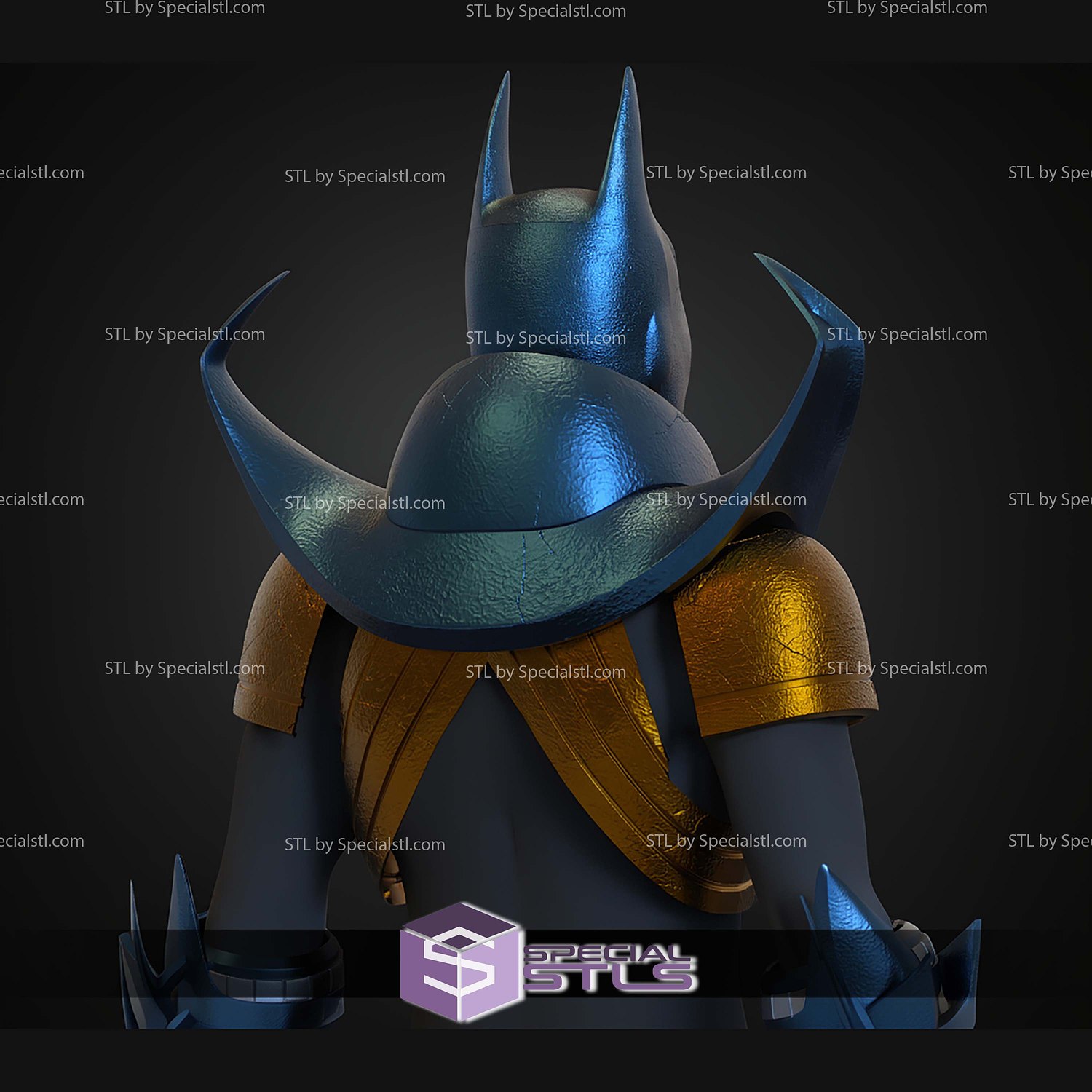 Cosplay STL Files Batman Knightfall Suit 3D Model — view 2
