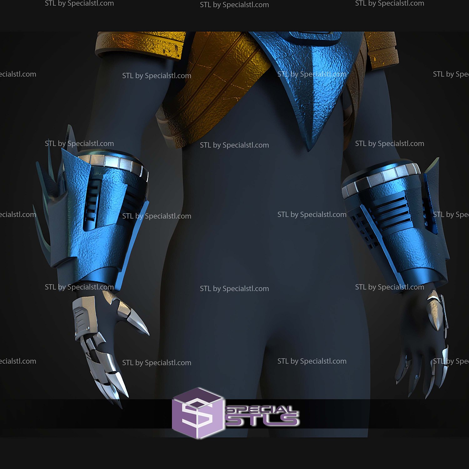 Cosplay STL Files Batman Knightfall Suit 3D Model — view 3