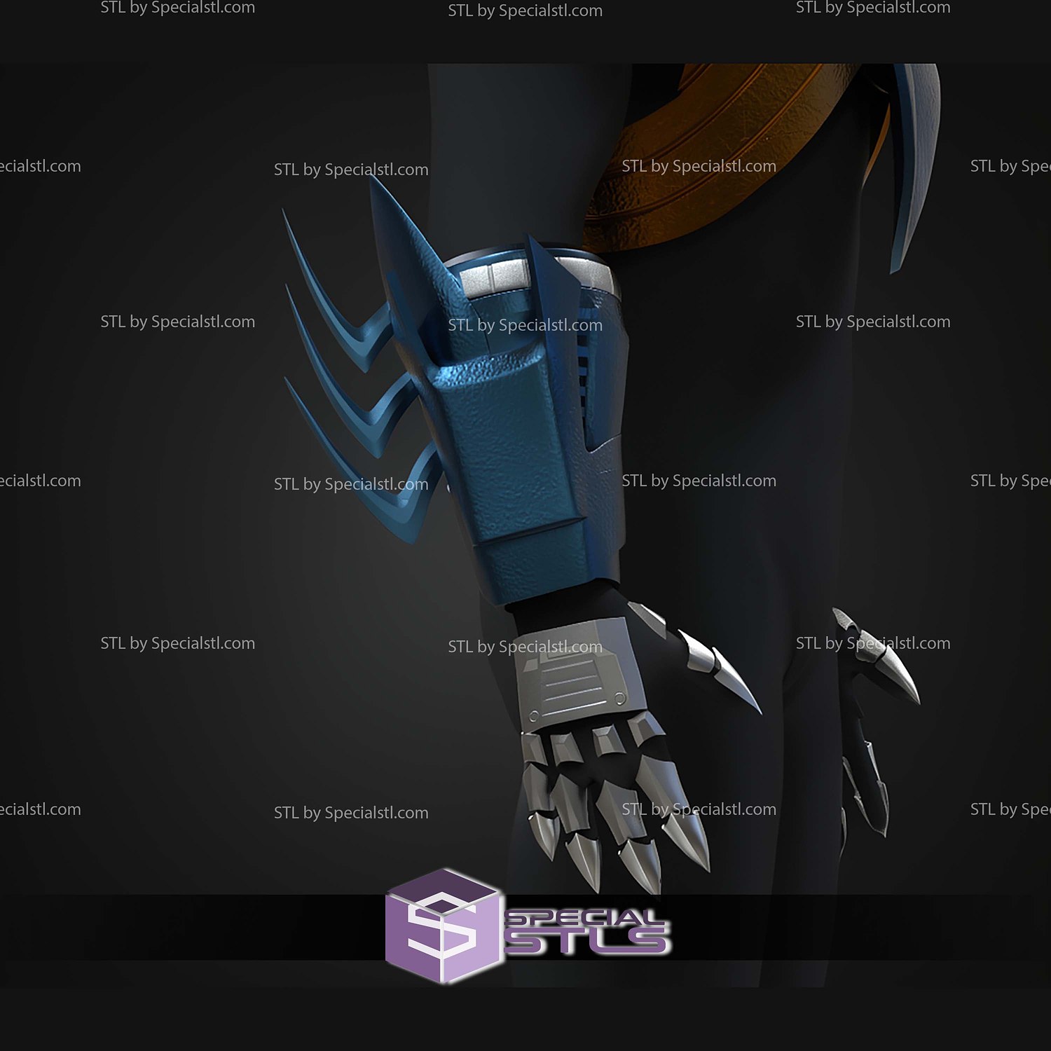 Cosplay STL Files Batman Knightfall Suit 3D Model — view 7