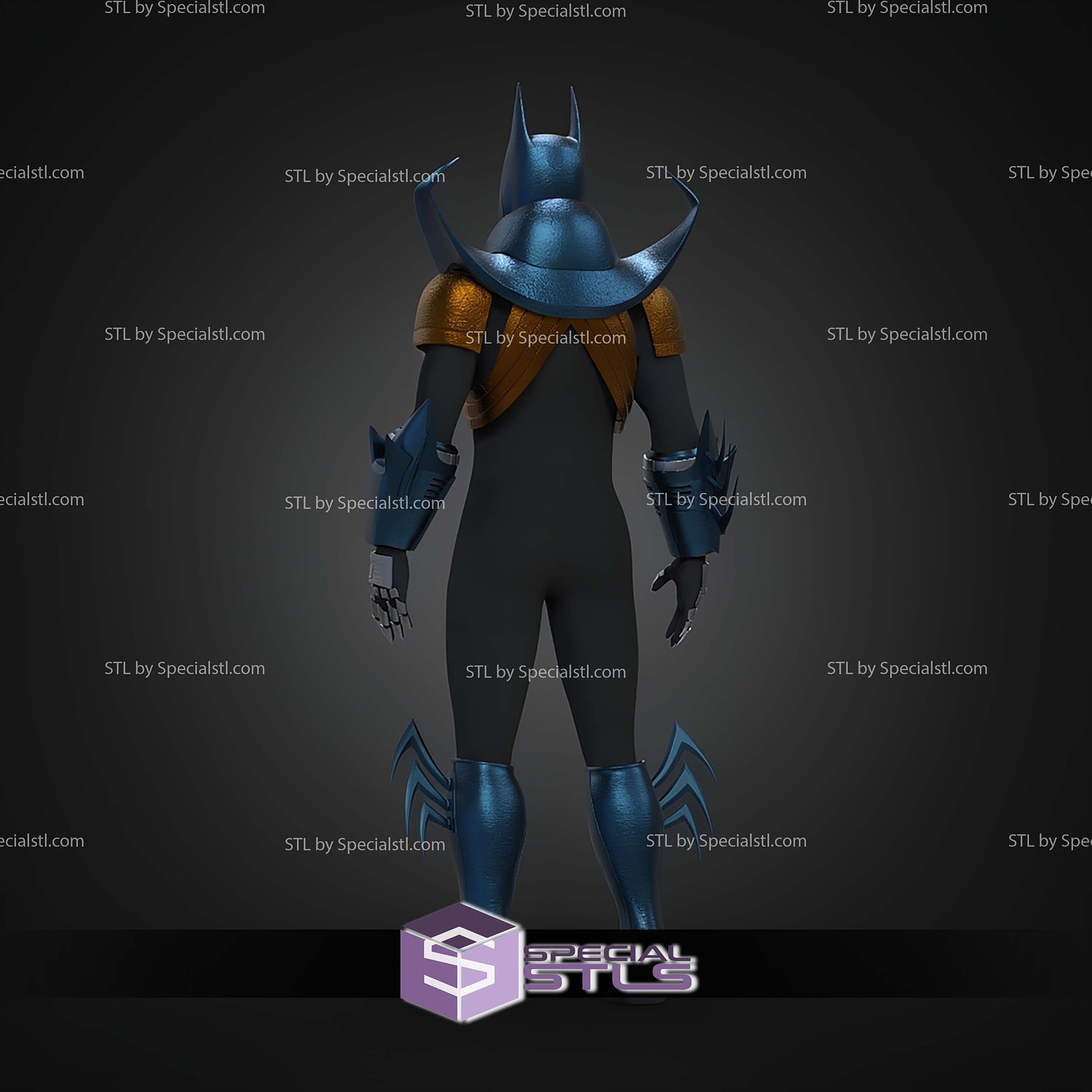 Cosplay STL Files Batman Knightfall Suit 3D Model — view 8