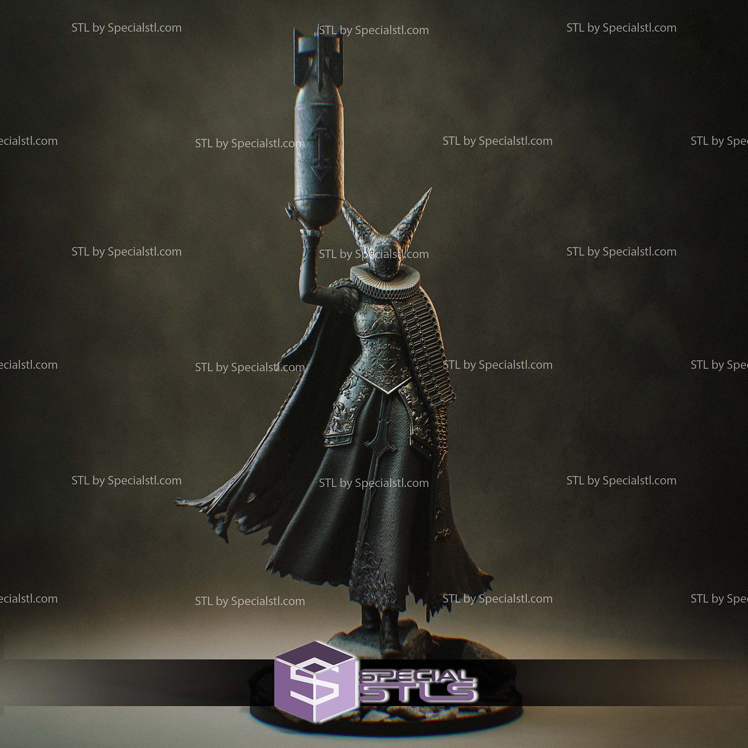 Artillery Witch Trench Crusade 3D Printer Files STL Model — view 3