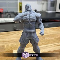 Sagat Basic Standing 3D Print Files STL Model