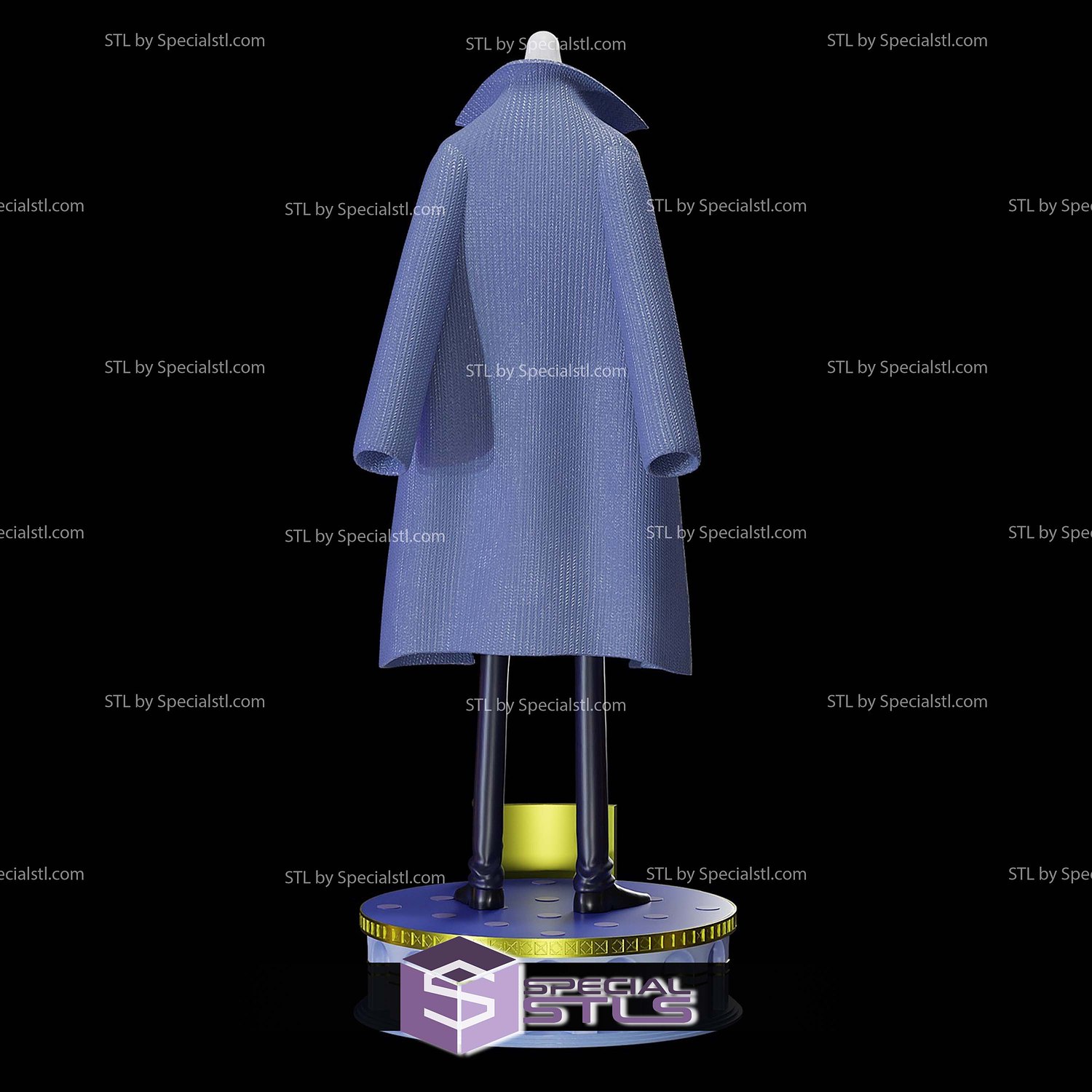 Saint Marcus Mars One Piece STL Files 3D Model — view 2