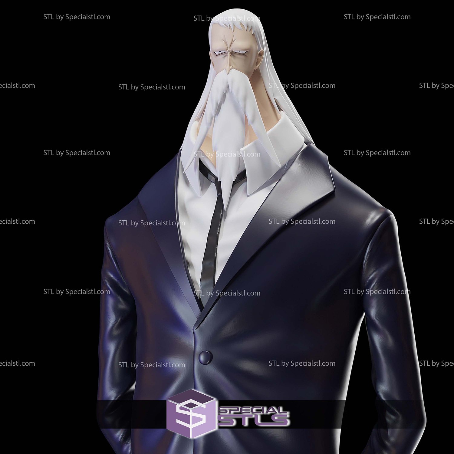 Saint Marcus Mars One Piece STL Files 3D Model — view 3