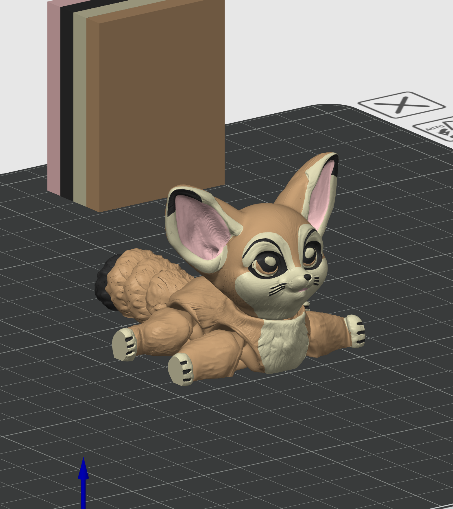 Fennec Fox - Desert Animal - Articulated Flexi Toy - No Supports 3D Print STL/3MF Model — view 6