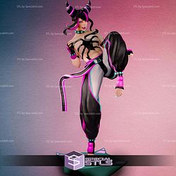 Juri Han Street Fighter Kick STL Files 3D Model