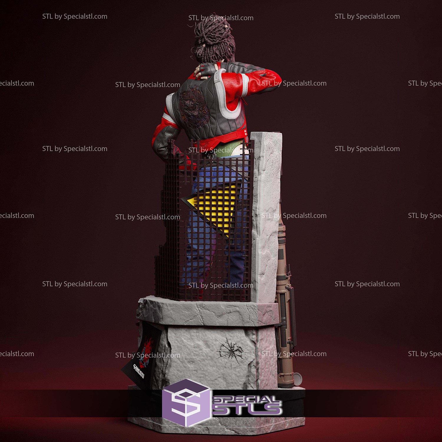 Panam Palmer Cyberpunk 2077 1-6 STL Files 3D Model — view 2