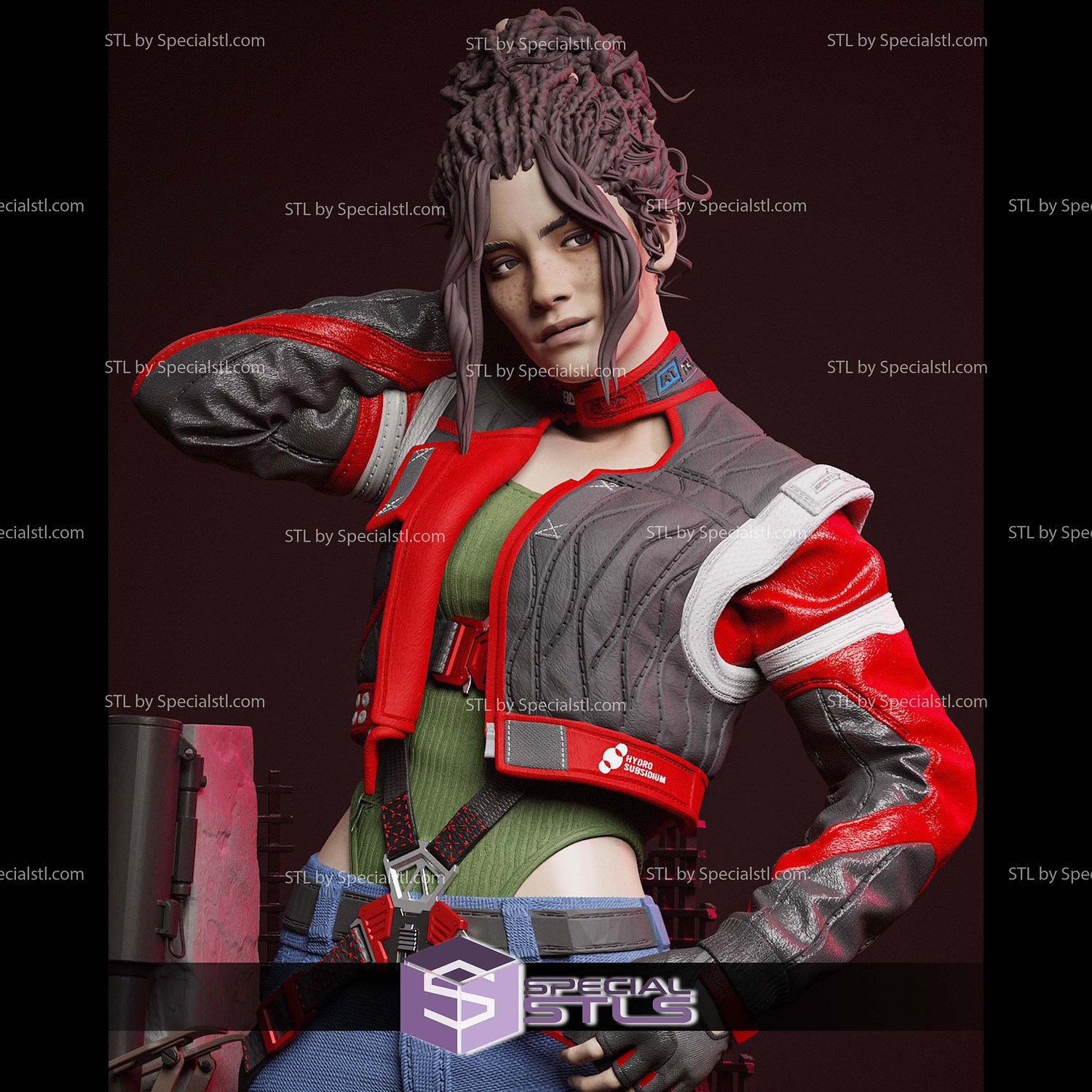 Panam Palmer Cyberpunk 2077 1-6 STL Files 3D Model — view 3