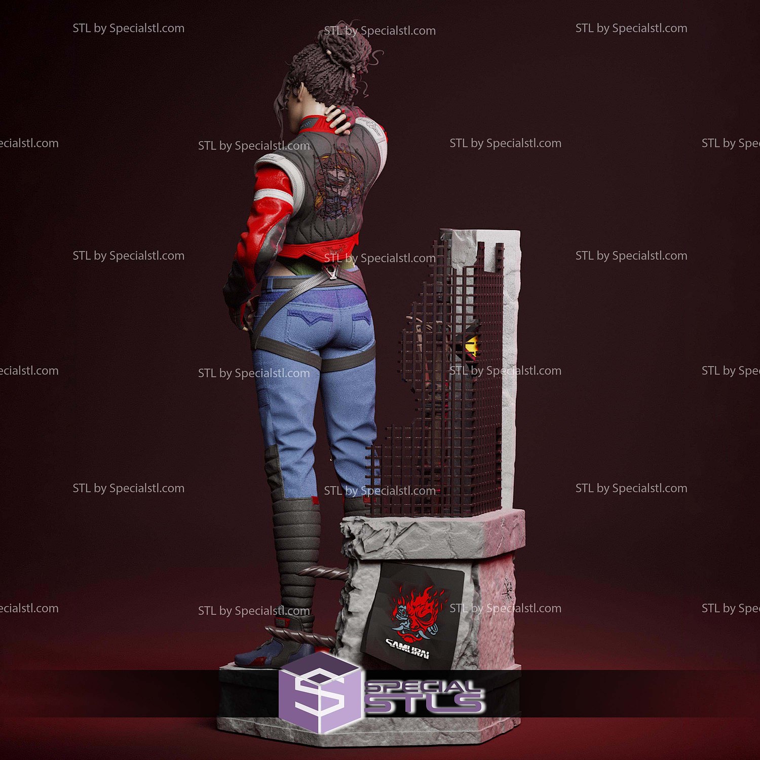 Panam Palmer Cyberpunk 2077 1-6 STL Files 3D Model — view 5