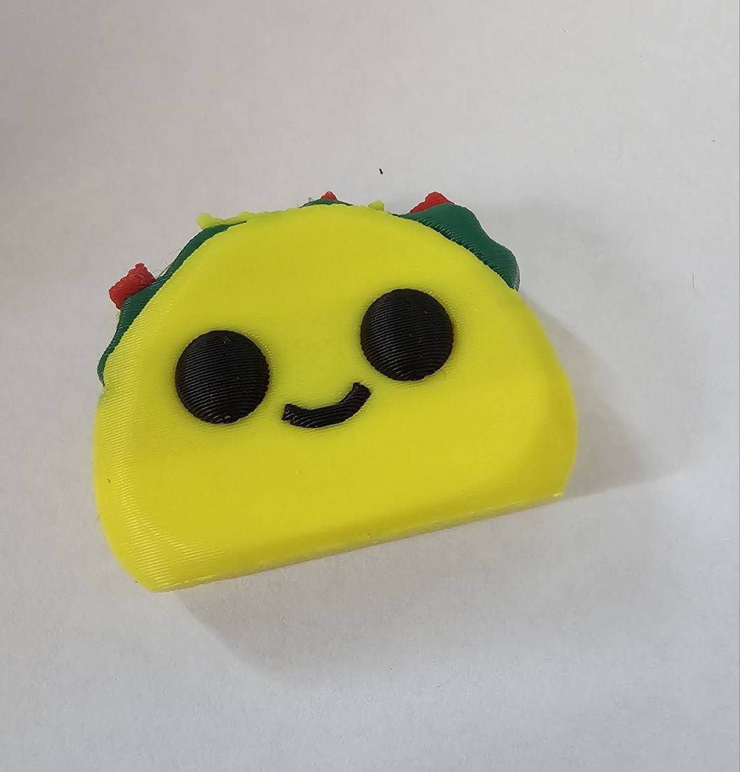 Emotional Support Taco- Encouragement Pocket Pet and Card 3D 3MF Model — view 4