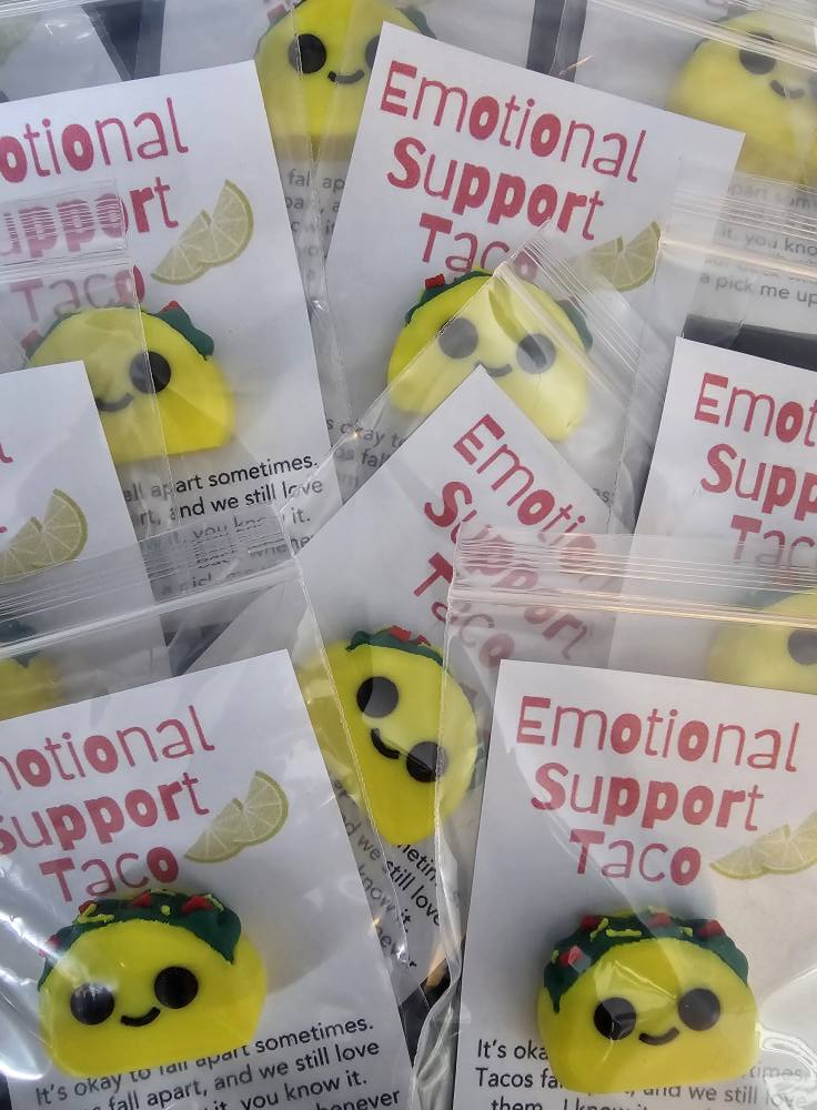 Emotional Support Taco- Encouragement Pocket Pet and Card 3D 3MF Model — view 7