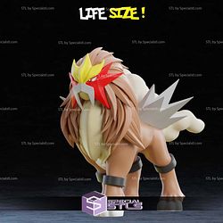 Life Size Entei Pokemon STL Files 3D Model
