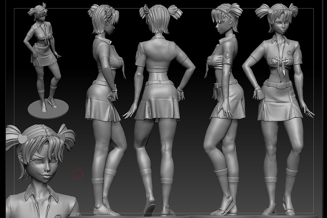 Alisa Endless Summer 3D BLEND Model — view 2
