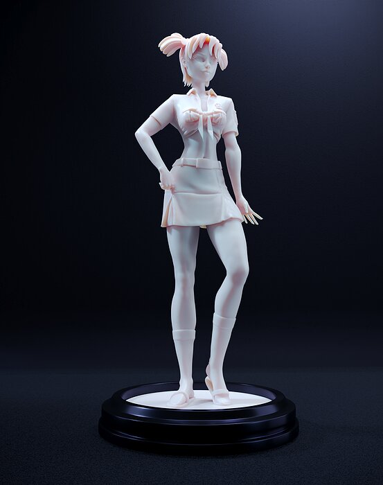 Alisa Endless Summer 3D BLEND Model — view 3