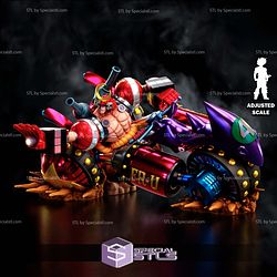 Franky Battle Bike 3D Printer Files STL Model