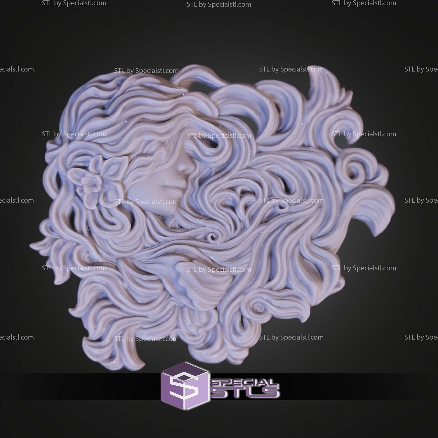St Trina Smile Talisman Elden Ring STL Files 3D Model — view 2