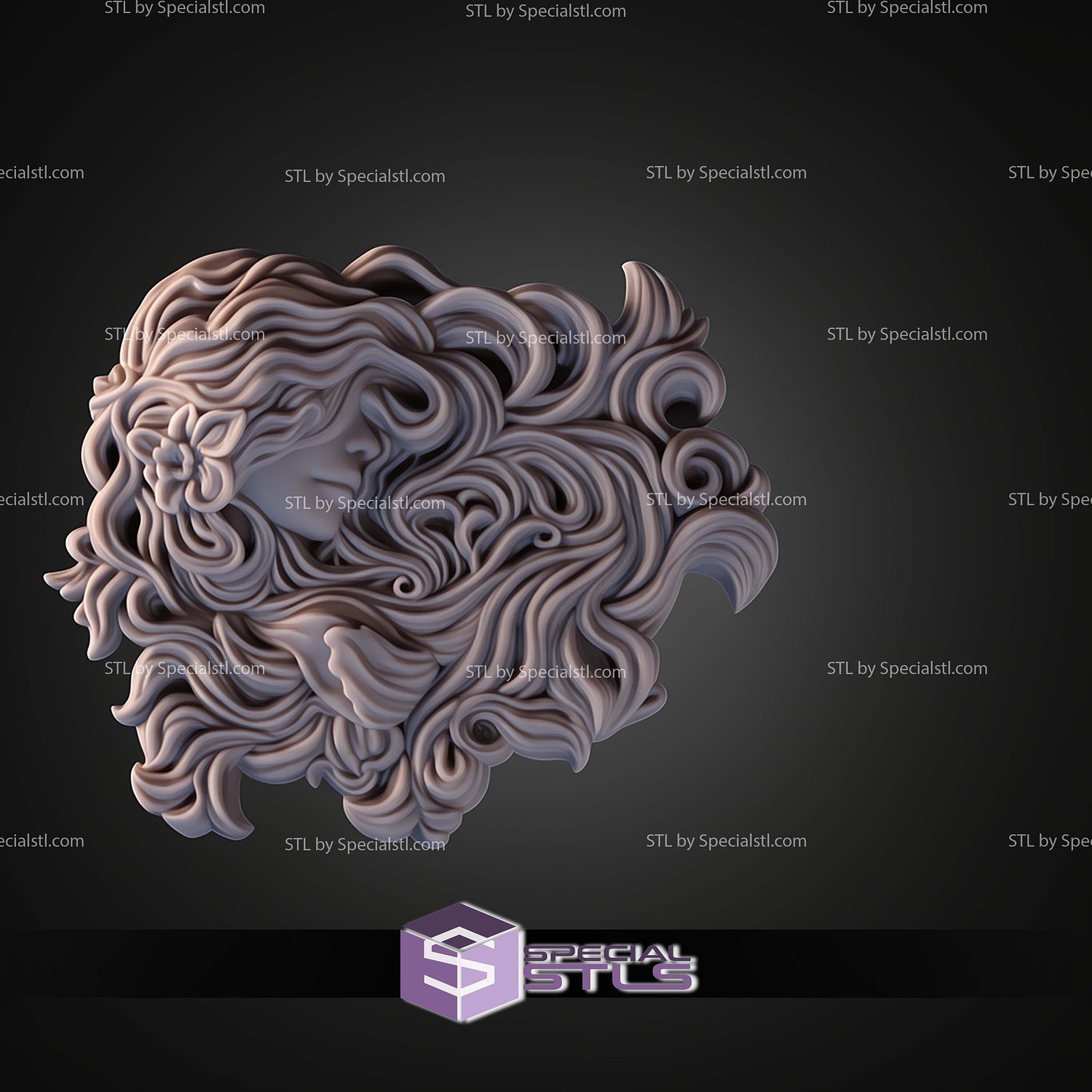 St Trina Smile Talisman Elden Ring STL Files 3D Model — view 3
