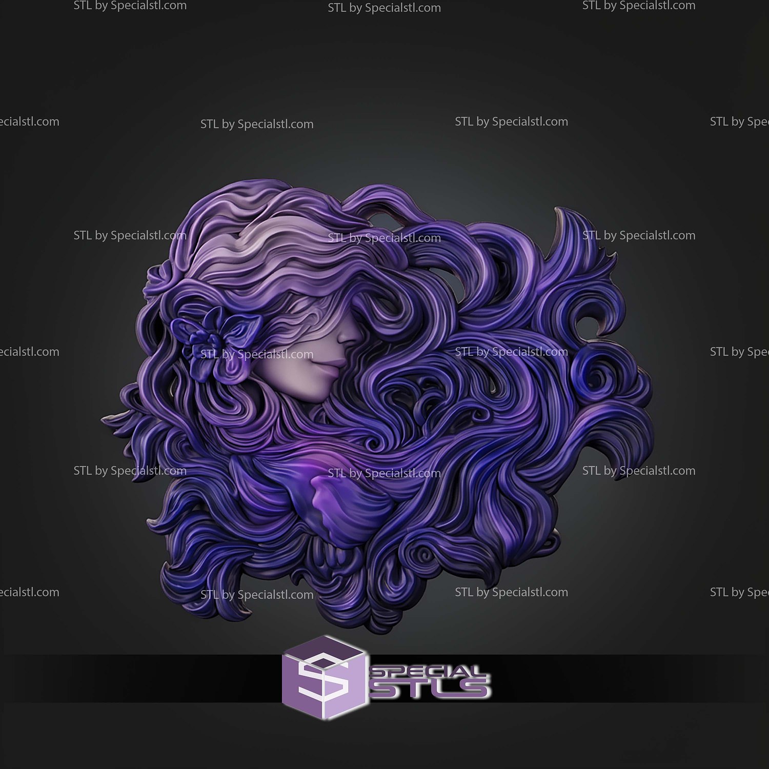 St Trina Smile Talisman Elden Ring STL Files 3D Model — view 4